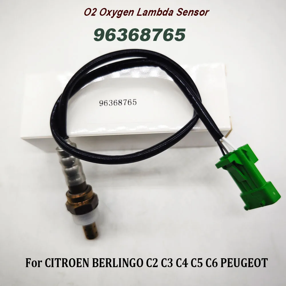 

96368765 O2 кислородный лямбда-датчик для CITROEN BERLINGO C2 C3 C4 C5 C6 PEUGEOT 1007 106 206 207 306 307 406 407 BIPPER PARTNER