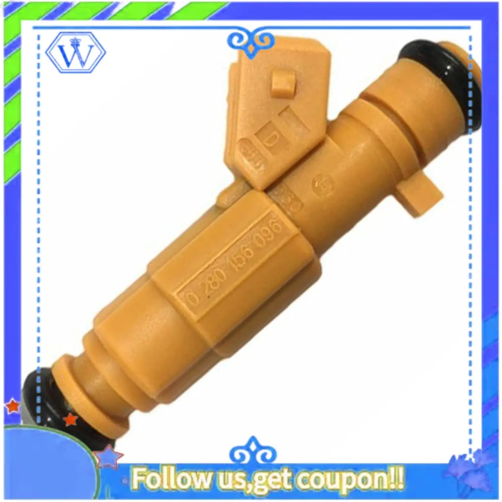 

M46K-Fuel Injector 0280156096 032906031D 0 280 156 096 For Seat Cordoba Ibiza For-Golf 1.6L Injector Nozzle