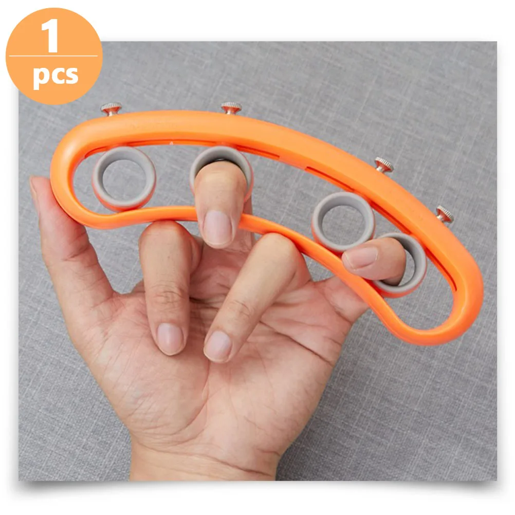 

1pc Guitar Finger Expander For Beginners Orange Left Hand Trainer Musical Instrument Accessory Finger Expansion Tool For Piano