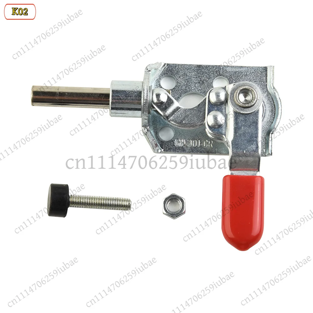 BK GH301‑CR Lever Operated Push Pull Toggle Clamp Unit Plastic Coated Grip For Frequent Secure Handling Operation