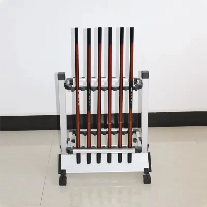 Fishing rod display stand bracket capacity 12pcs 24pcs fishing rod bracket