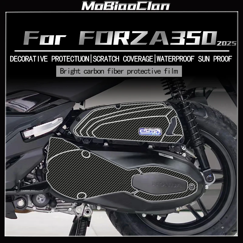 

For Honda Forza 350 FORZA 350 NSS350 2025Motorcycle sticker 6D carbon fiber protective sticker body film modification accessorie