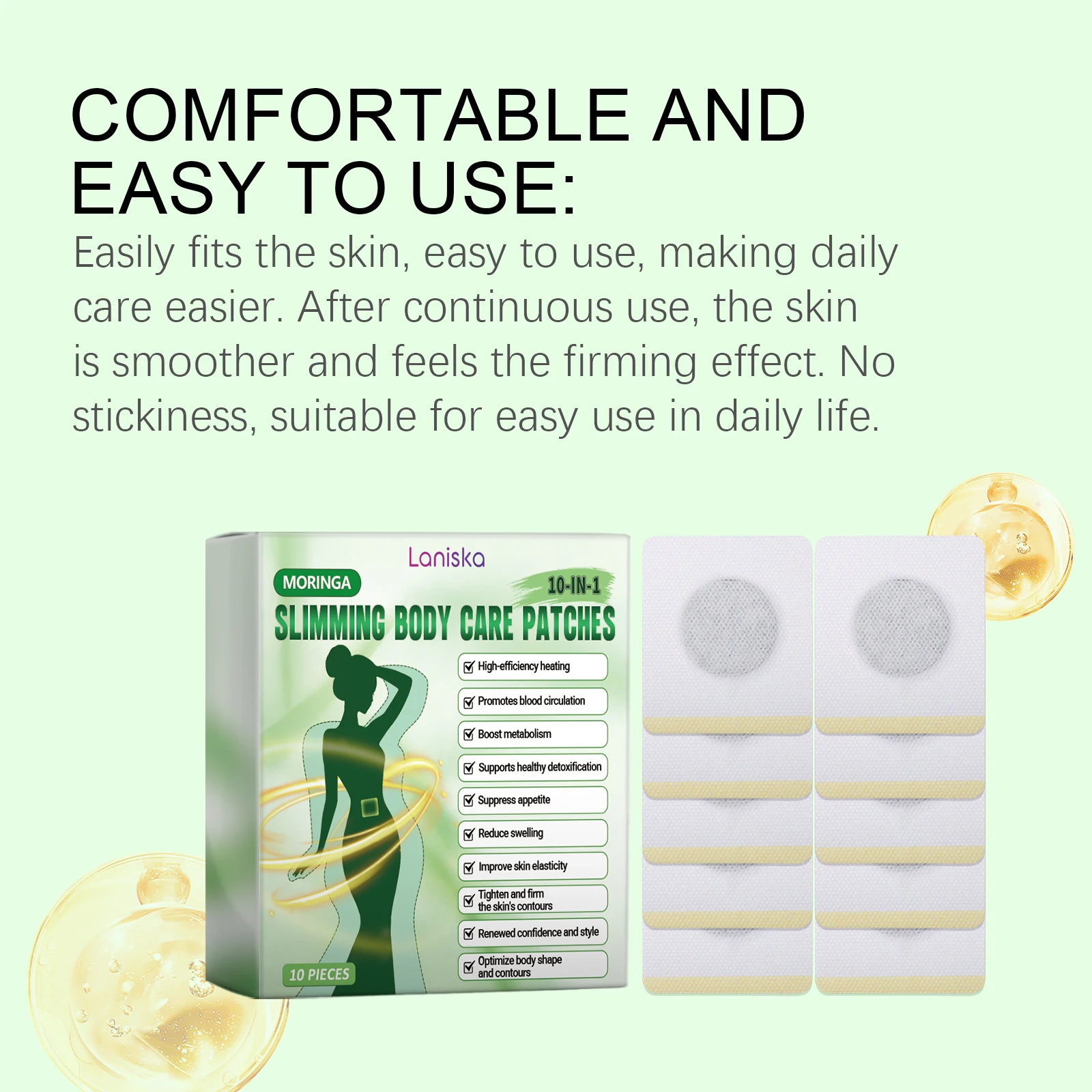 Weight Control Patches Fat Burning Boost Metabolism Tightens Belly Maintain Perfect Figure Body Stick Navel Slimming Patch 10pcs