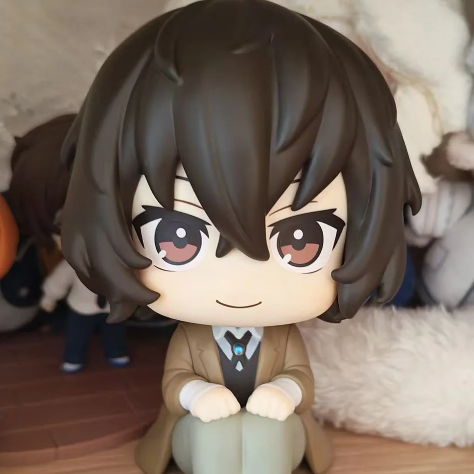 Figurine d'anime Bungou Stray Dogs de 10 cm, Look Up Nakajima Atsushi, figurine d'action, version Q, figurine Dazai Osamu, collection de jouets en PVC