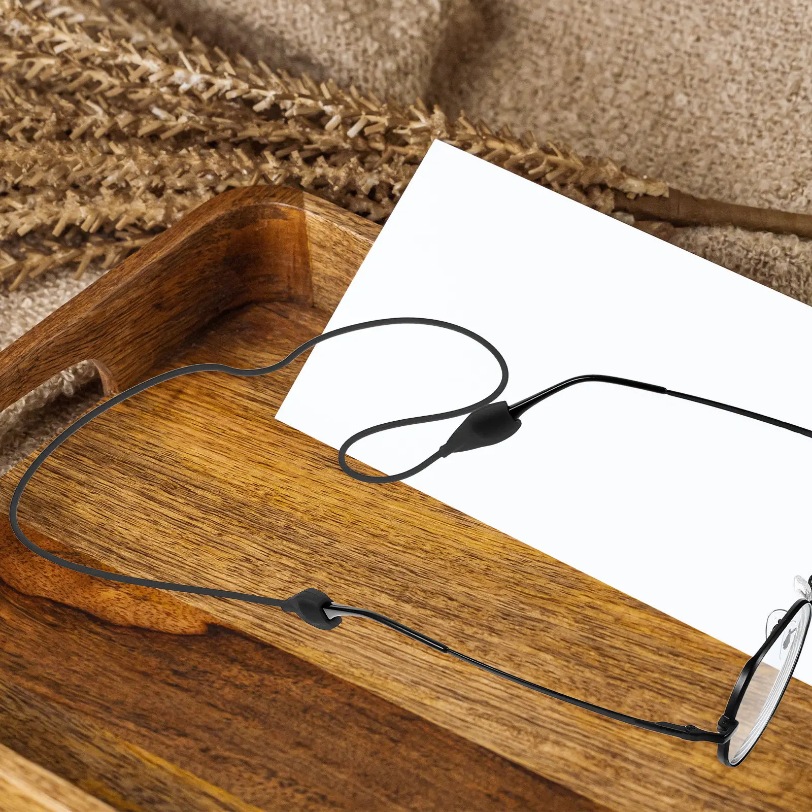 

Набор из 5 силиконовых шнурков для очков: противоскользящие, удобные, легкие, портативные держатели для очков для активного образа жизни