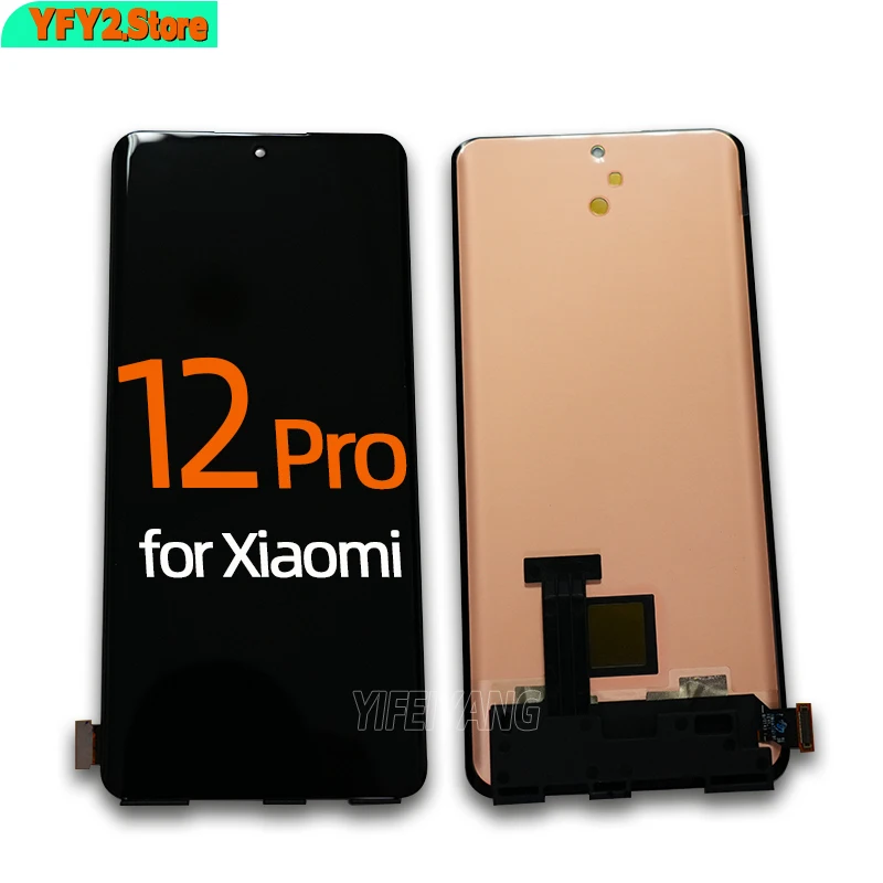 AMOLED Display for Xiaomi 12 Pro 12P LCD Corning Gorilla Glass Touch Screen Digitizer Repair Parts,Original