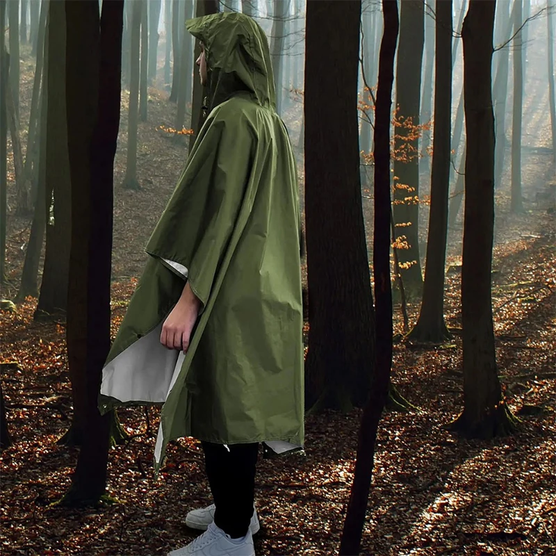 Heavy Duty Rain Poncho For Bac - Emergency Poncho Rain 评论和价格