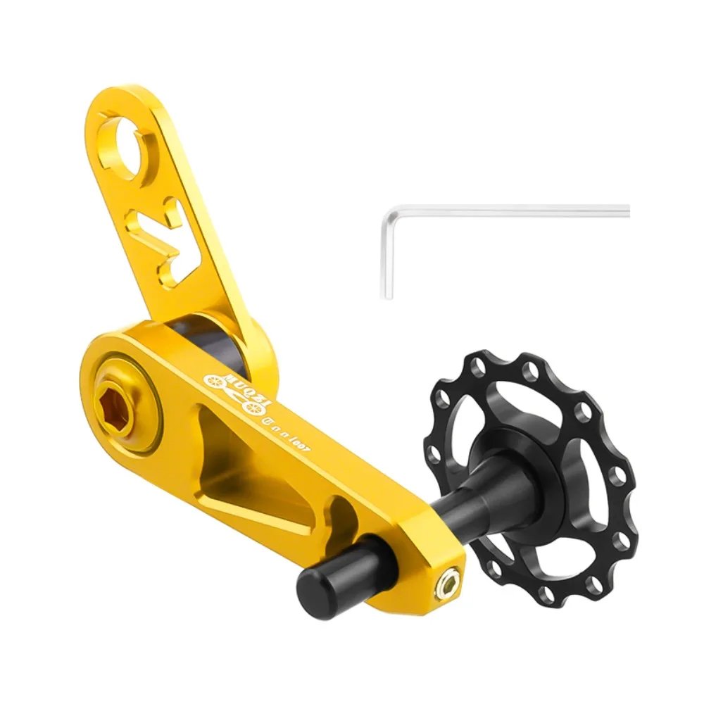 

Aluminum Alloy Bike Chain Guide Adjustable Anti-corrosion Chain Stabilizer Bike Pulley Chain Checker