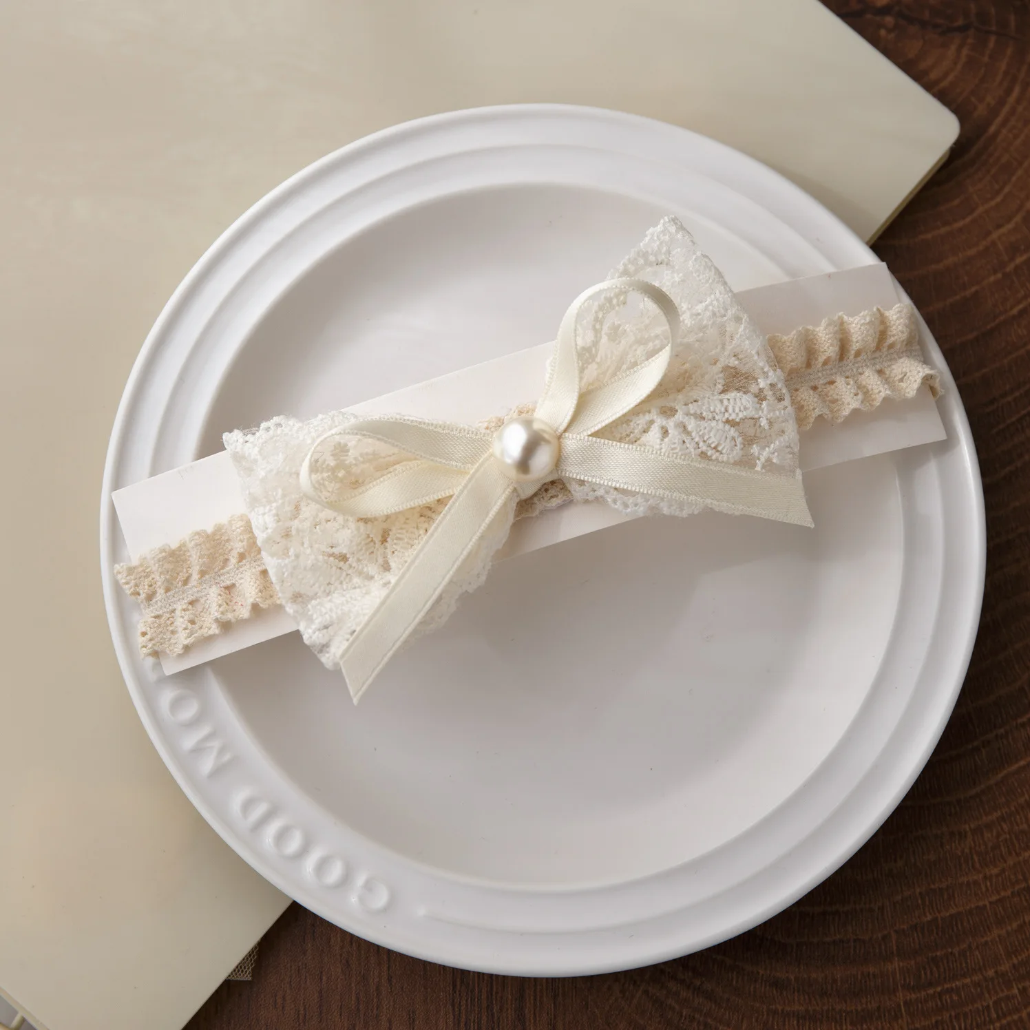 عقال للأميرة الصغيرة طفل الفتيات أغطية الرأس مقوس دانتيل الشيفون Hairbow Headbands كوريا نمط الطفل أغطية الرأس لطيف غطاء الرأس