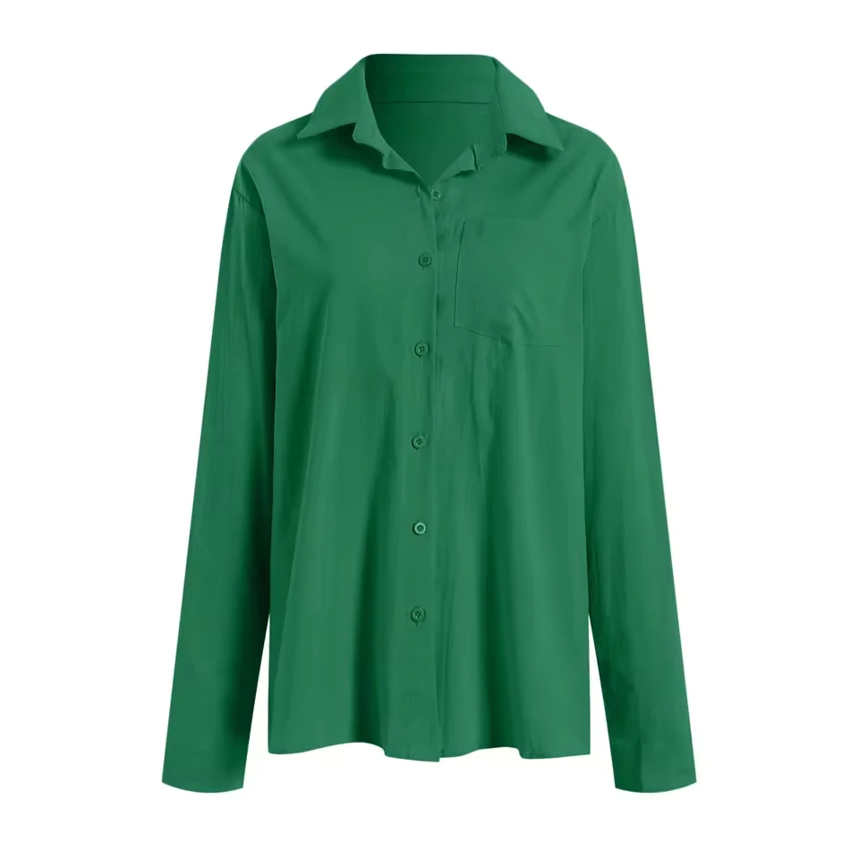 

Womens Button Down Shirts Cotton Dress Shirts Shirts Long Sleeve Work Blouses Tops Tunics Loose Breathable Blouses Midi Shirt