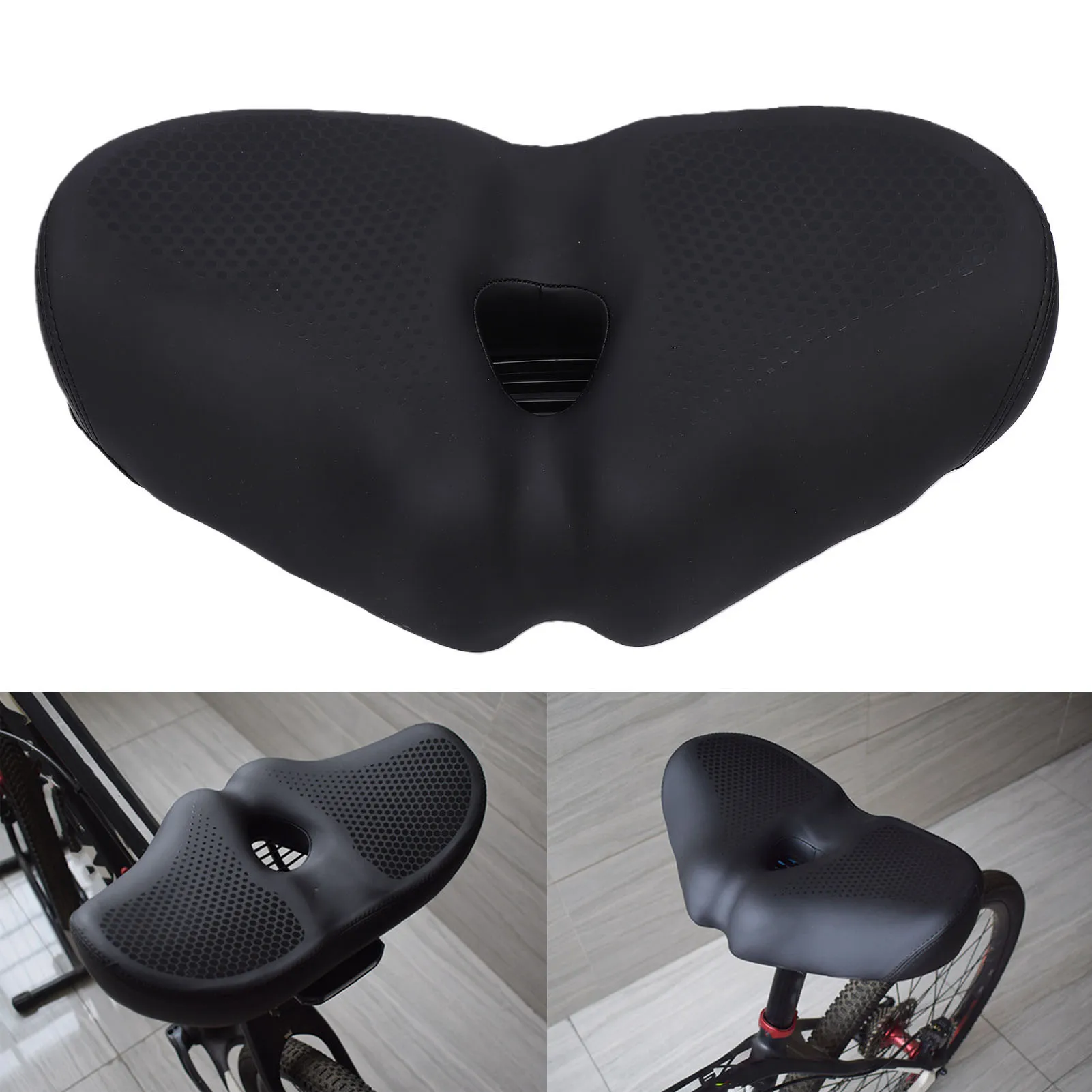 

Велосипедное сиденье: расширенное, утолщенное, комфортное, дышащее, с амортизацией, водонепроницаемое, с задним фонарем для велоспорта