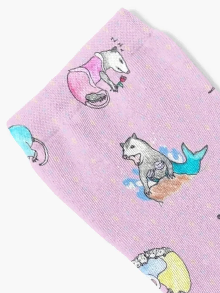 Possum Prinzessin Muster Socken Designer Wanders ocken Frauen Männer