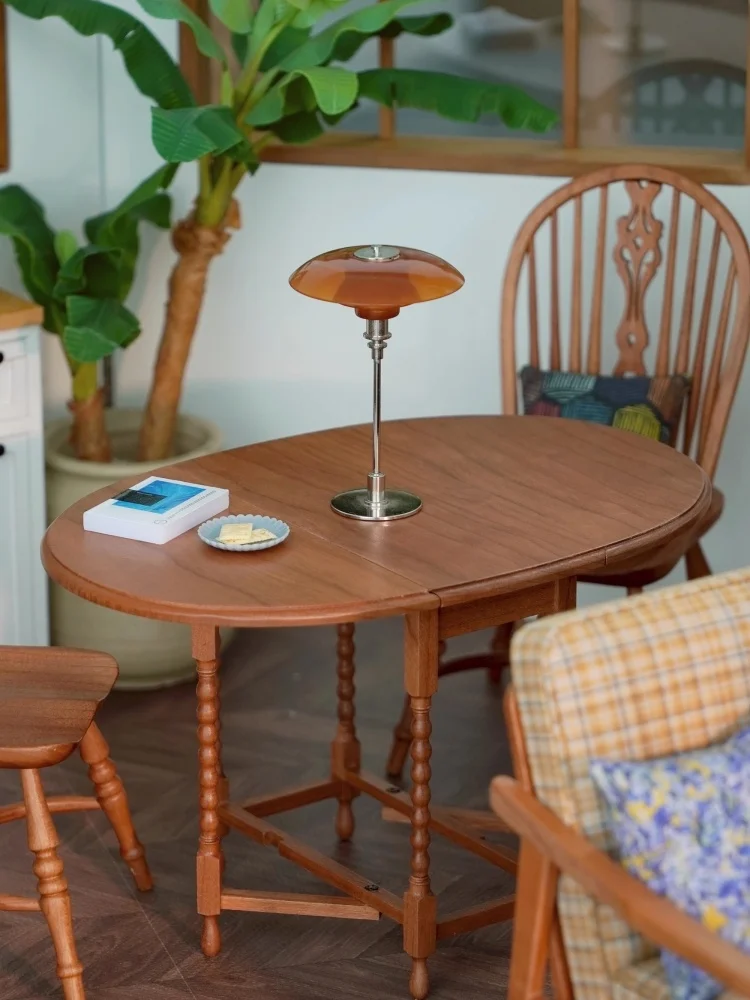 1/6 Vintage Dining Table Chair Bjd Blyth Soldier Lol Miniatures Dollhouse Model Furniture Miniatures Dolls Photo Props Decor Toy