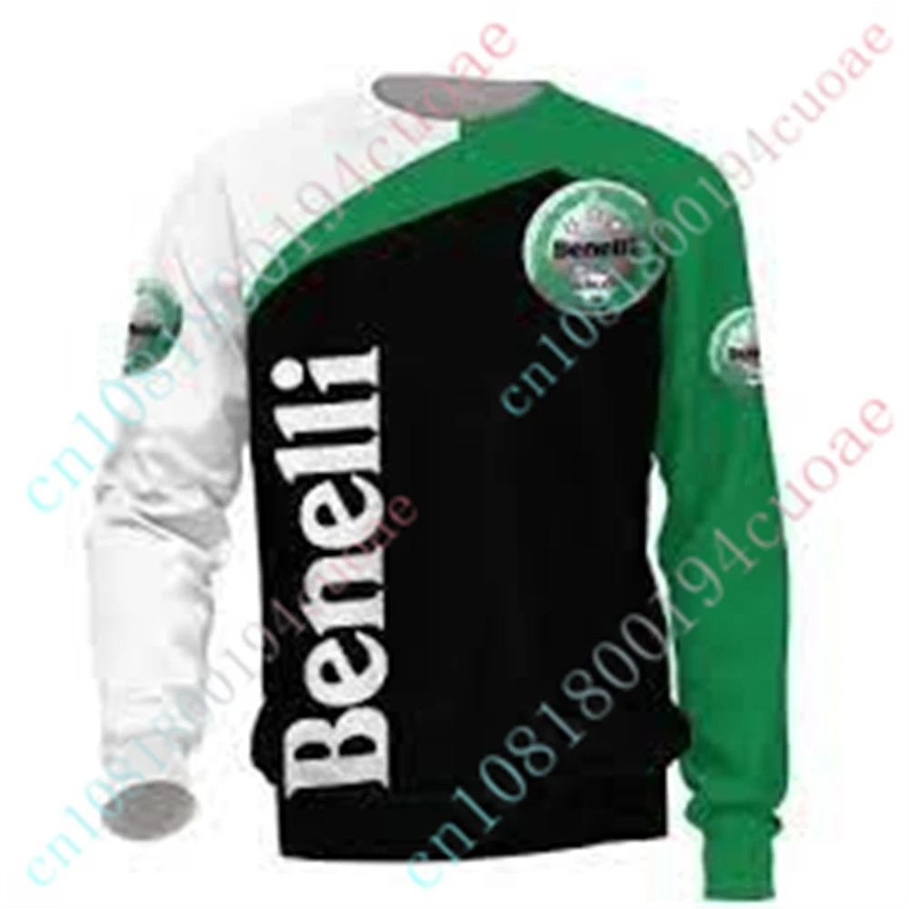 Benelli Sweatshirt Casual Oversized T-shirt Harajuku O Neck Long Sleeve Anime T Shirt For Men Women Unisex Clothing Custom Logo