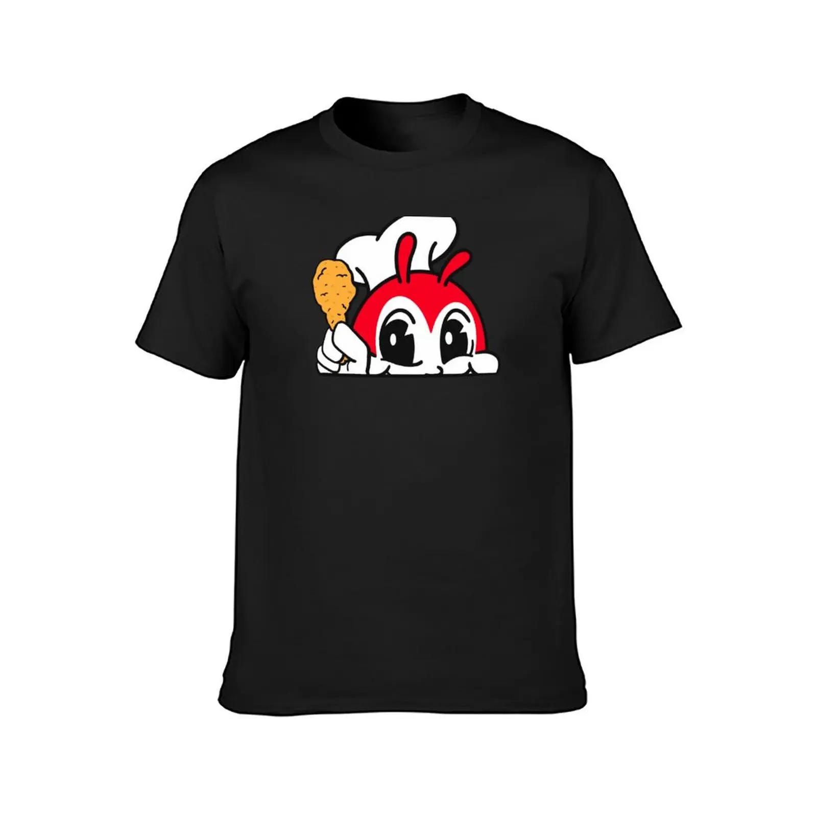 JOLLIBEE PEEKING CUTE CHICKEN JOY filippino STICKER t-shirt top camicie graphic tees summer top summer top mens t-shirt pack