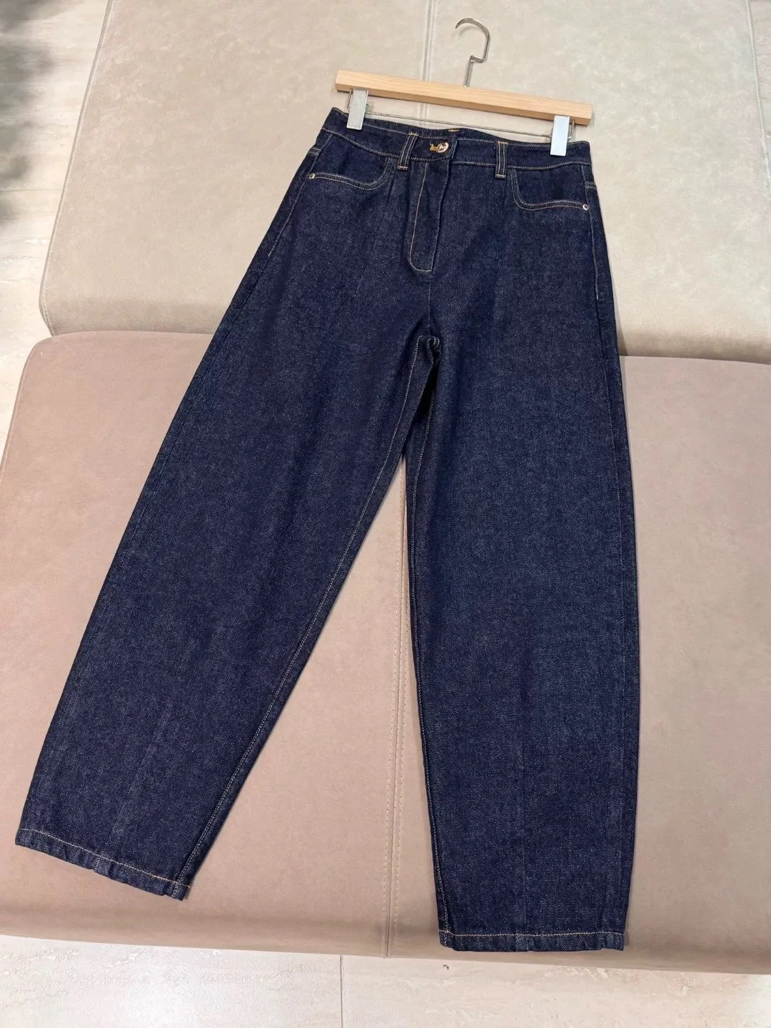 

Women's New 100 Cotton High Waist Retro Jeans Casual All-match