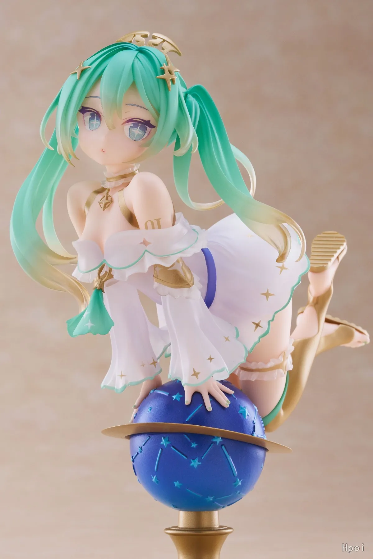 16cm Anime Hatsune Miku Figur glitzernden Stern ver 39. Jubiläum Globus Szene Modell Spielzeug Geschenk Sammlung Action figur PVC