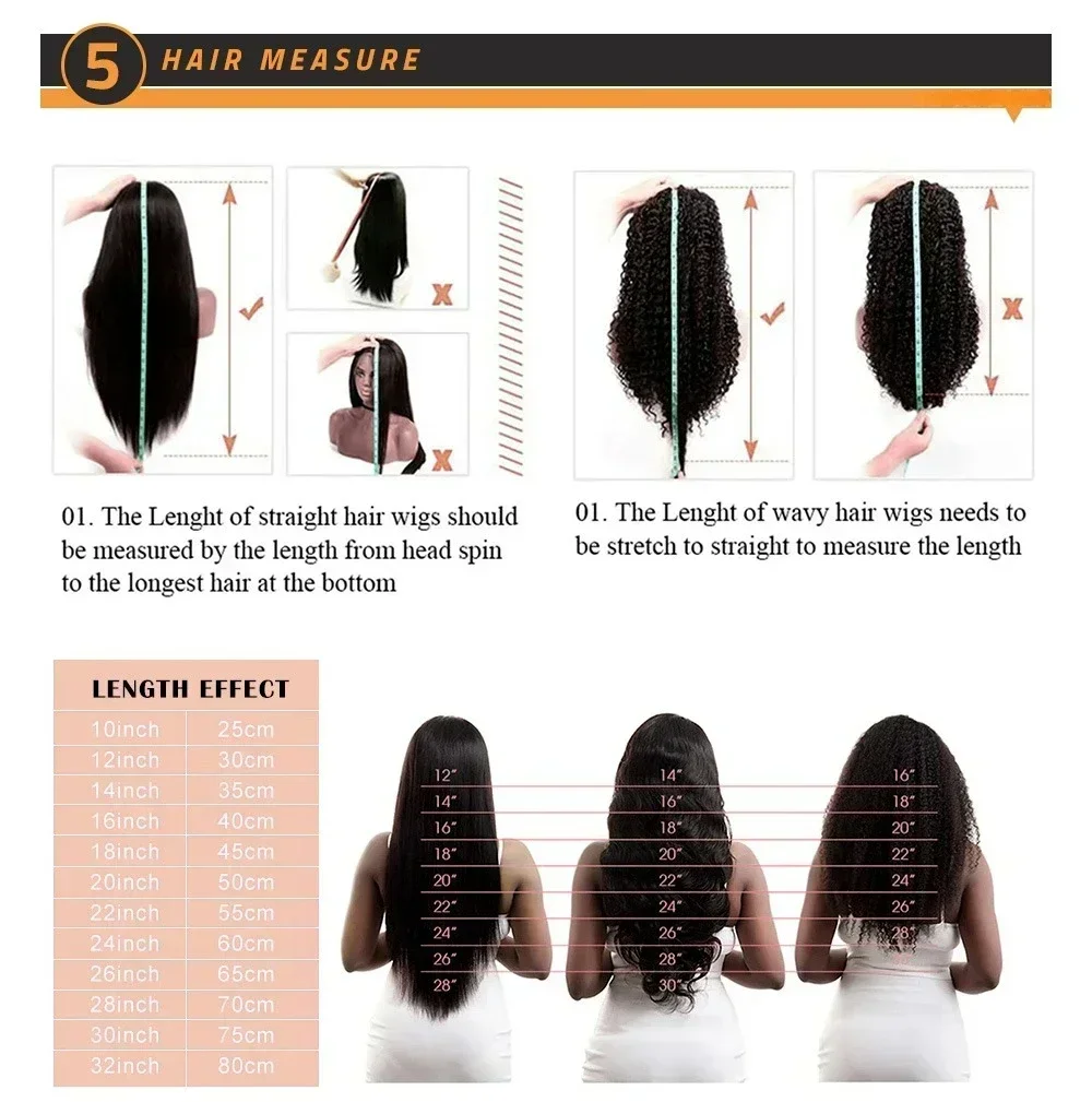 26 46 Inch 200% Density 13x4 13x6 HD Transparent Lace Frontal Wig Body Wave Human Hair Brazilian Pre Plucked 7x6 360 Full Lace Closure Wigs For Women