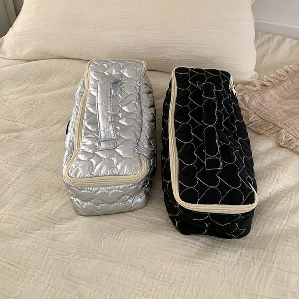 Fashion Large Capacity Hair Dryer Storage Bag Portable Travel Design Cosmetic Bag Zipper Durable Makeup Case Women