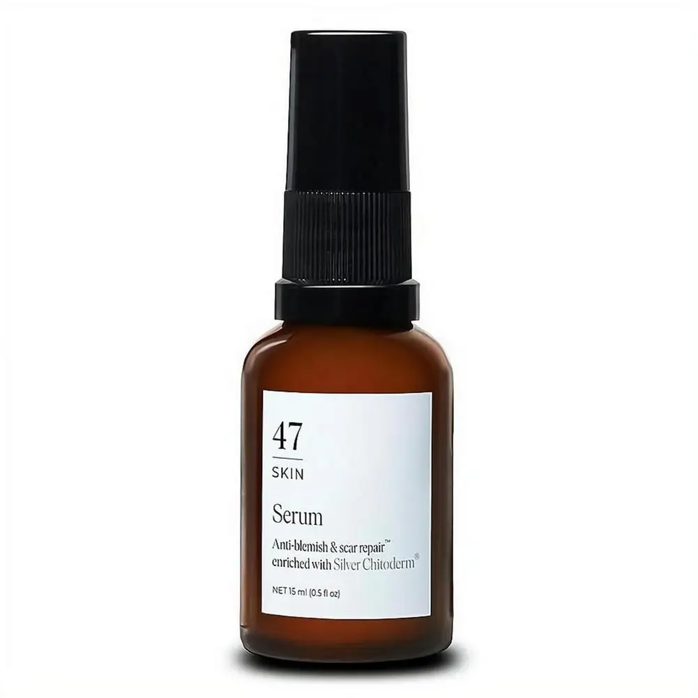 47 SKIN Serum angereichert mit Silber-Chitodermin Hautpflege-Essenz für zu Unreinheiten neigende Haut, verbessert die Hautstruktur und pflegt die Haut. – Detail 1
