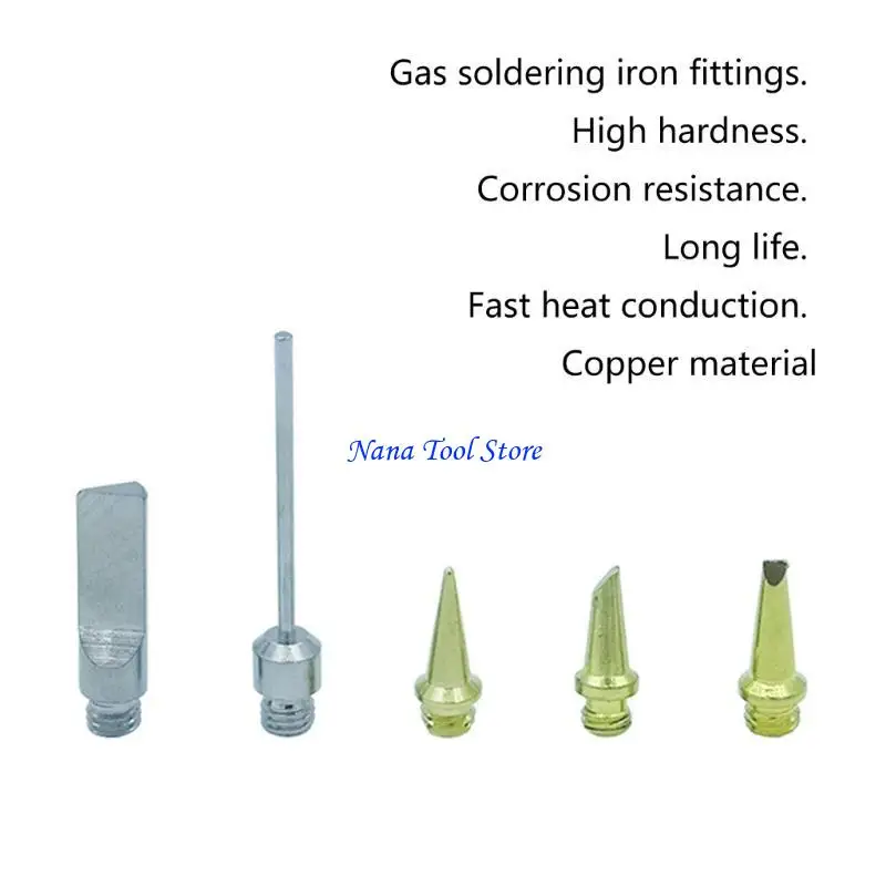 31GJ 5PACK تلميح اللحام المعدني بديل لحام الغاز البديل لـ HS-1115K 26 مل من الملحقات اللاسلكية. #4