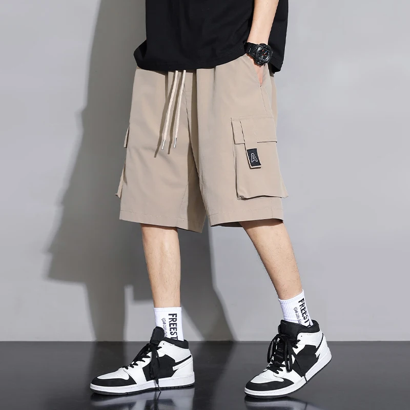 Men\'s Fashion New Cargo Shorts Casual Big Pockets Versatile Summer Shorts