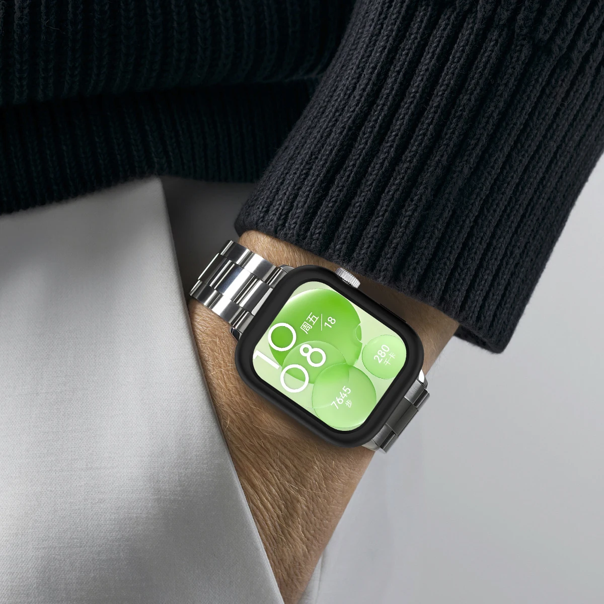 Silicone Case For Huawei Watch Fit 3 Screen Protector Full Coverage Protective Shell Cover For Huawei Watch Fit 3 Accessories