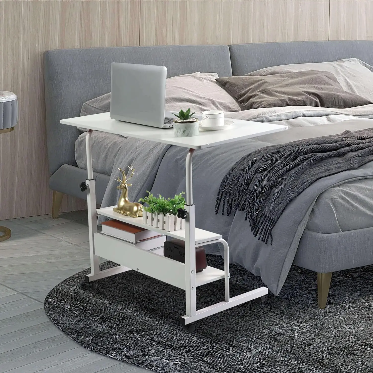 Adjustable Table Student Computer Portable Home Office Furniture Small Spaces Sofa Bedroom Bedside Desk Learn Play Game Desk