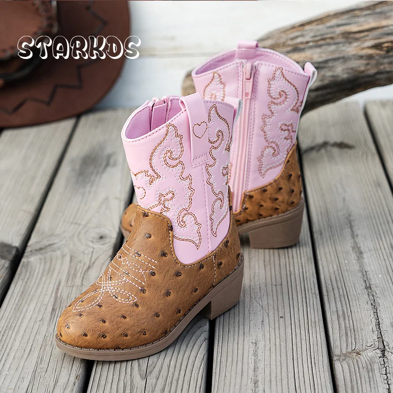 FOTO 4 - Розово-коричневые сапоги в