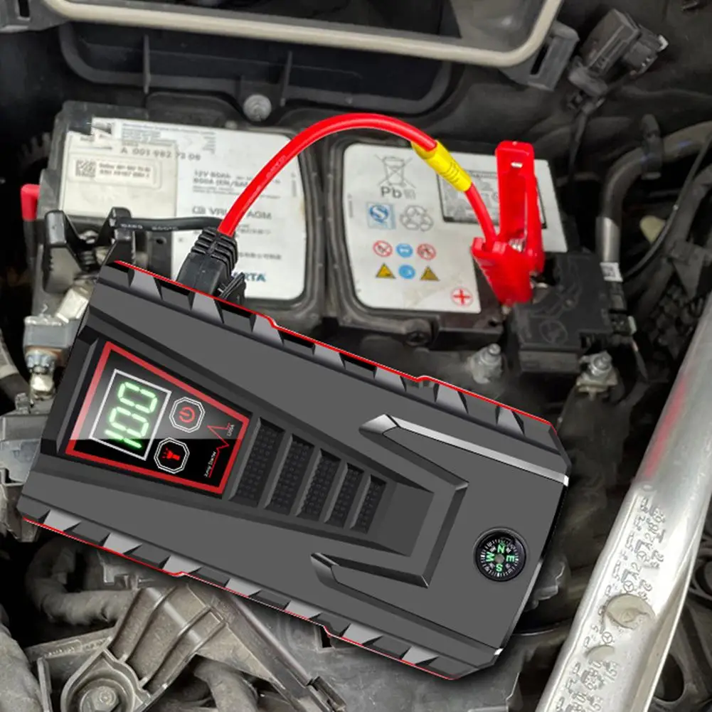 

Car Jump Starter Power Bank 2500A 12V Portable Car Device Starting Booster Start Battery AUTO Jump Emergency Starter B9B4