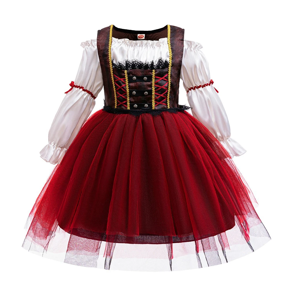 Kids Pirate Role Play Costume Set With Headscarf Hat Perfect For Halloween Masquerade Stage Performance