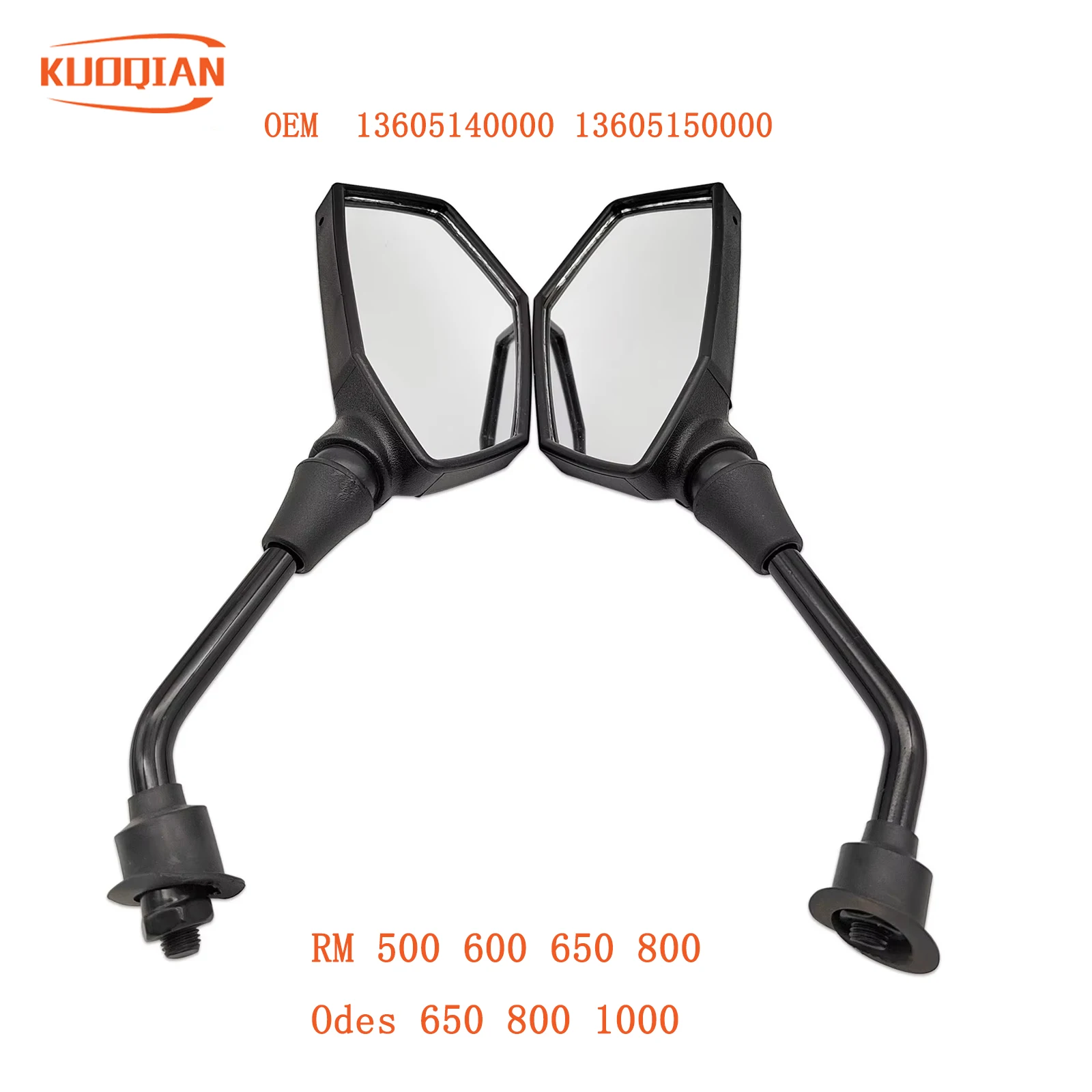 

Right and Left Rear Mirror For ODES 650 800 1000 QUAD GO KART Snowmobile RM 500 600 800 1000 13605140000 13605150000