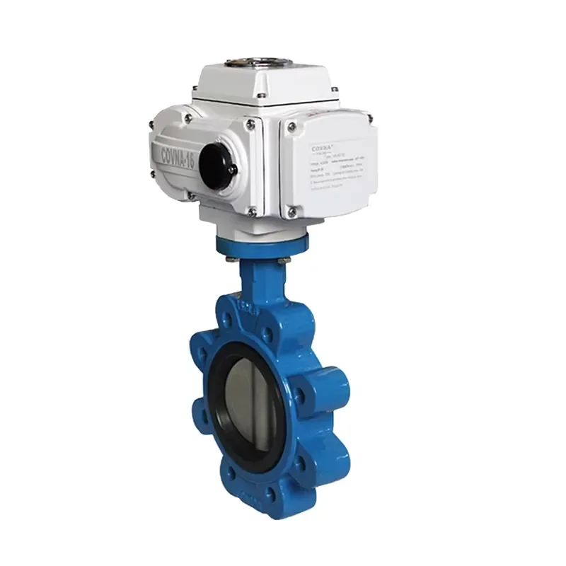 

COVNA 90-Day Window DN50 DN100 Motorized Actuator Cast Iron Butterfly Valve Electric Lug Type Butterfly Valve