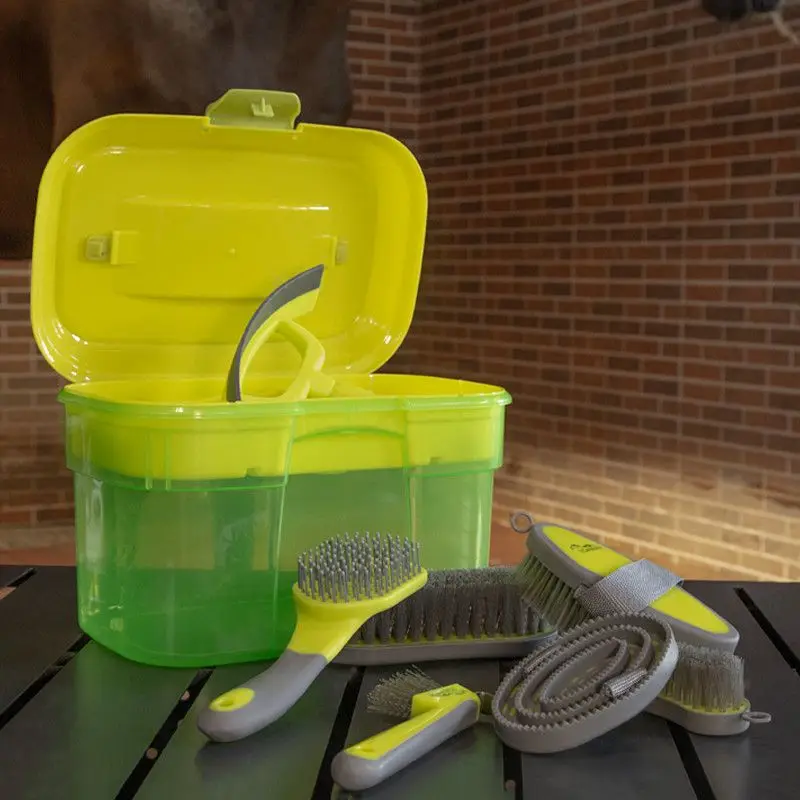 Horse brushing toolbox, horse washing set, horse cleaning tools