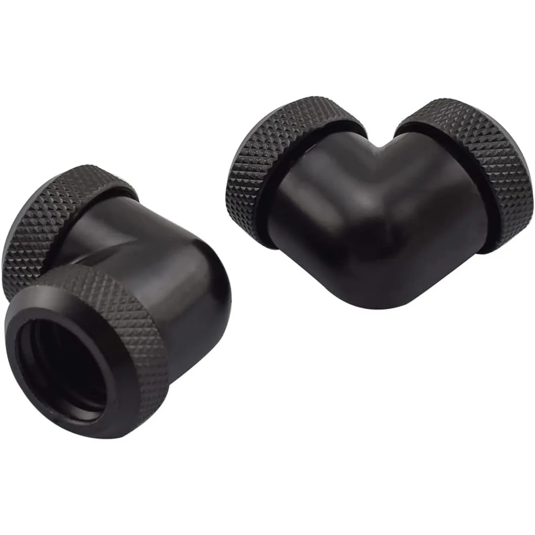 Kolanko ręczne 90 stopni do metalowych rur o średnicy wewnętrznej 10 mm i średnicy zewnętrznej 14 mm oraz sztywnych rur PETG do komputerowych złączy układu chłodzenia wodą — zdjęcie produktu 4