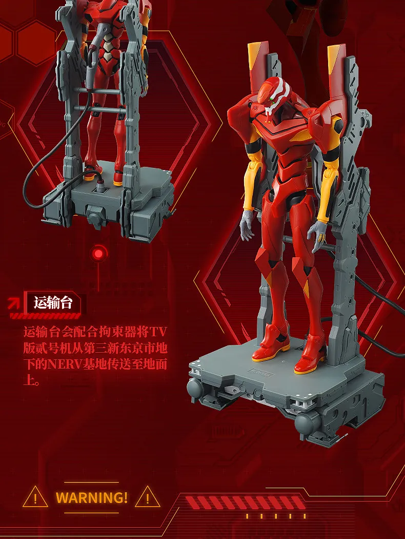 Original Blokees Evangelion Production Model‑02 TV Version & Evangelion Mark.06 Legend Edition Movable Robot Anime Figure Toys
