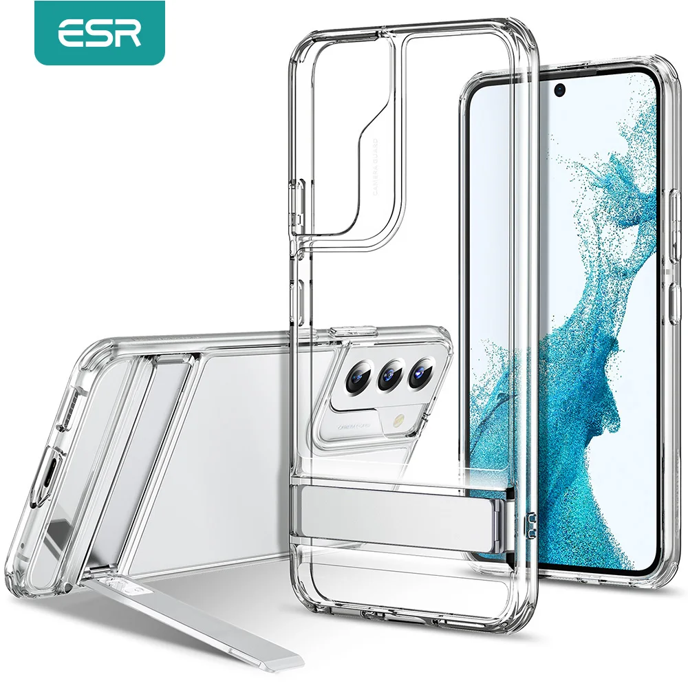 

ESR for Samsung S22 Ultra Case for Galaxy S22 S21 Ultra Plus Stand Case for Samsung S22 S20 Clear Transparent Kickstand Cover