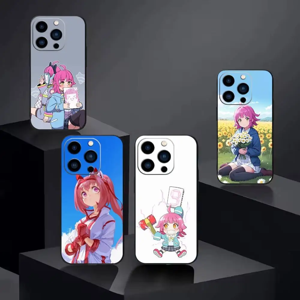 

Love Live Tennoji Rina Phone Case For iPhone17,16,15,14,13,12 Plus,Max Soft Silicone Black Cover