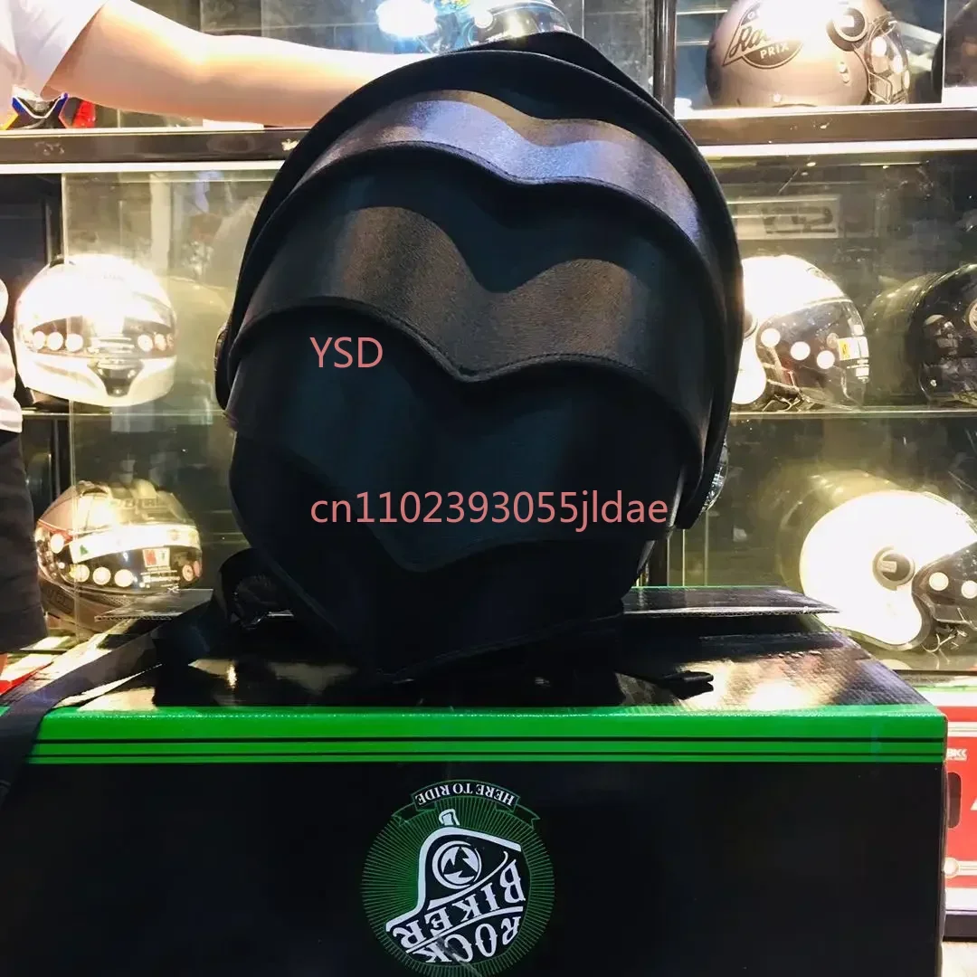 Waterproof Large Capacity Motorcycle Backpack Pangolin Tail Bag Helmet Storage Knapsack for Moto Riding Cycling