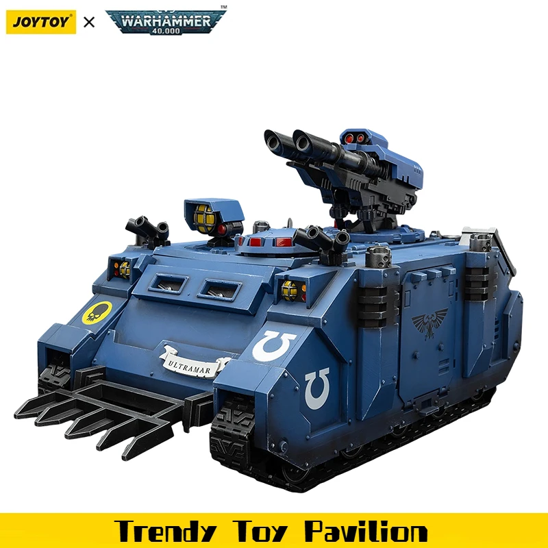【Prevendita】JOYTOY Warhammer 40K Ultramarines Razorback con Twin Lascannon 1/18 Action Figure Toys