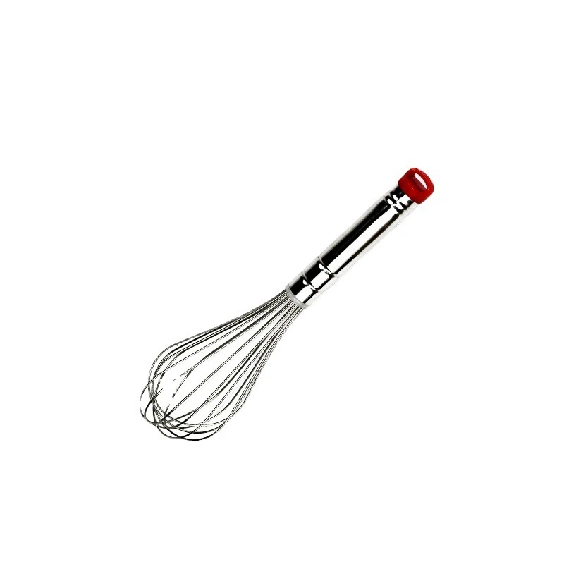 

Beat Egg Stir Stick Cream Beater Large Stainless Steel Round Handle Manual Egg Beater Whisk Baking Utensils
