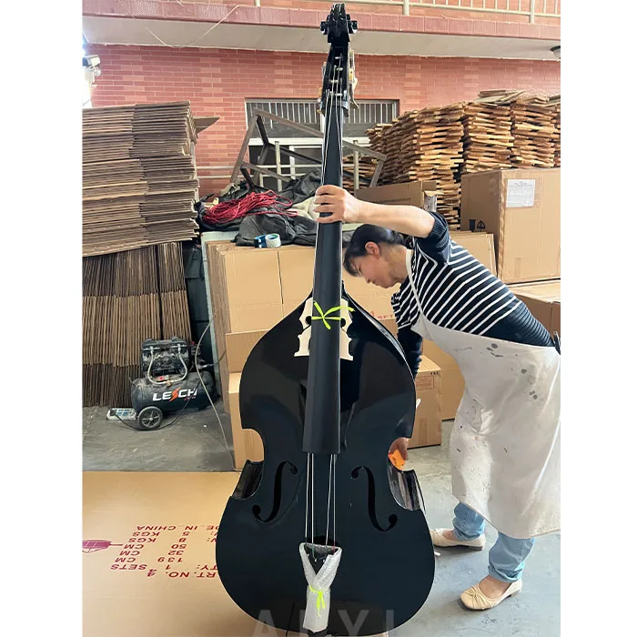 

Wholesale Best Price 3/4 Plywood Double Bass For Student Beginners Contra Upright Bass