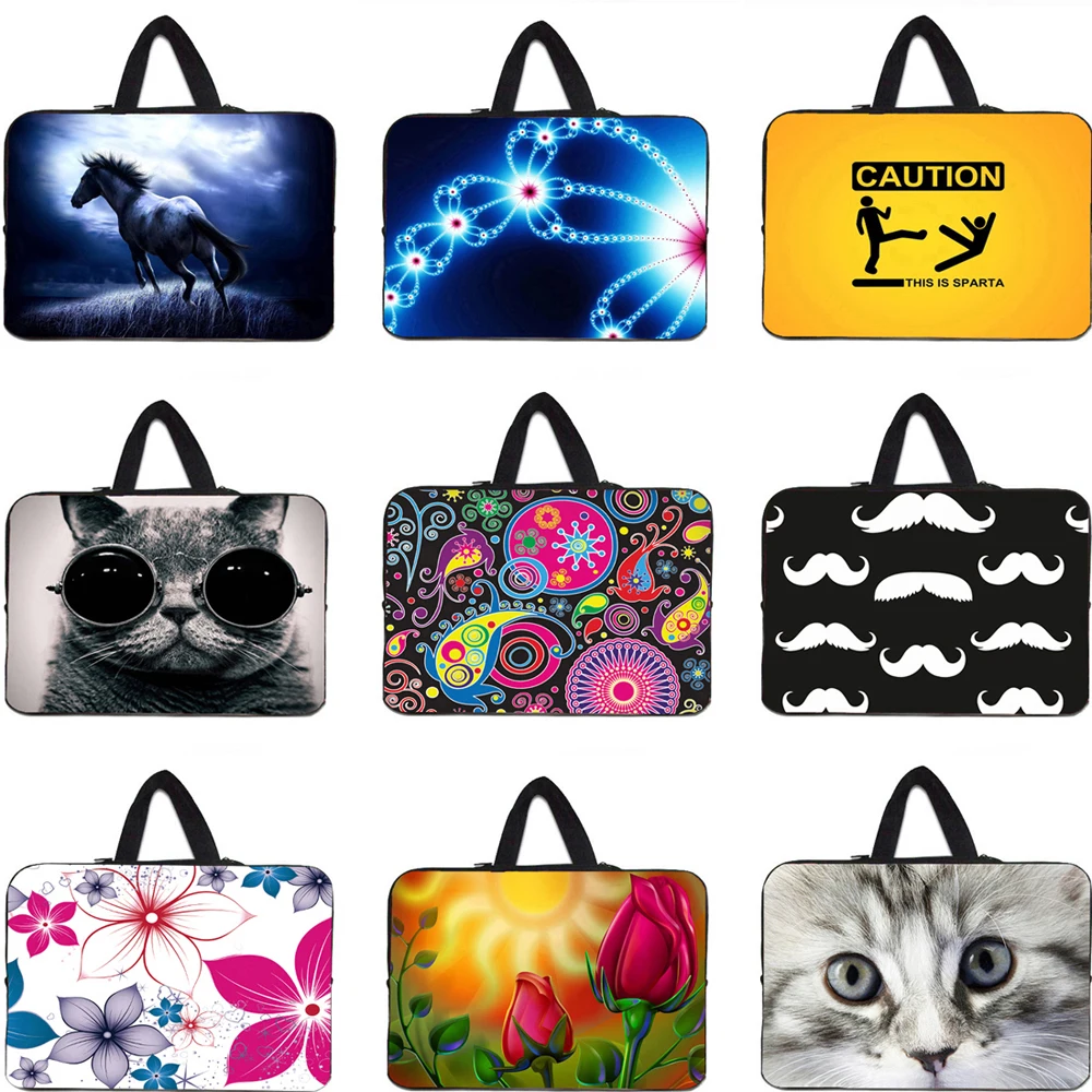 Bolsa para Portátil de 15.6 Pulgadas, 17 Pulgadas, de Neopreno, para Negocios, Portátil, para Computadoras de 10-16 Pulgadas, con Cierre, Funda de Hombro