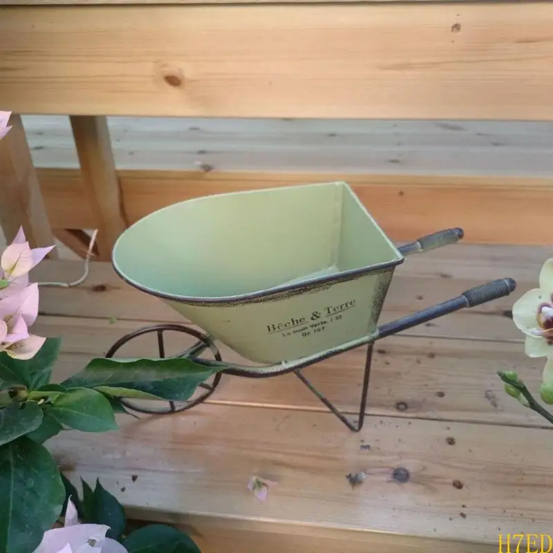 Carrinho flores ferro ferro H7ed