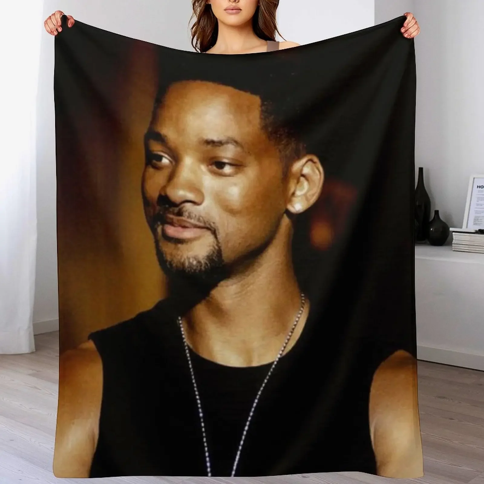 will smith Throw Blanket Breathable Lightweight Blanket for Adults Kids