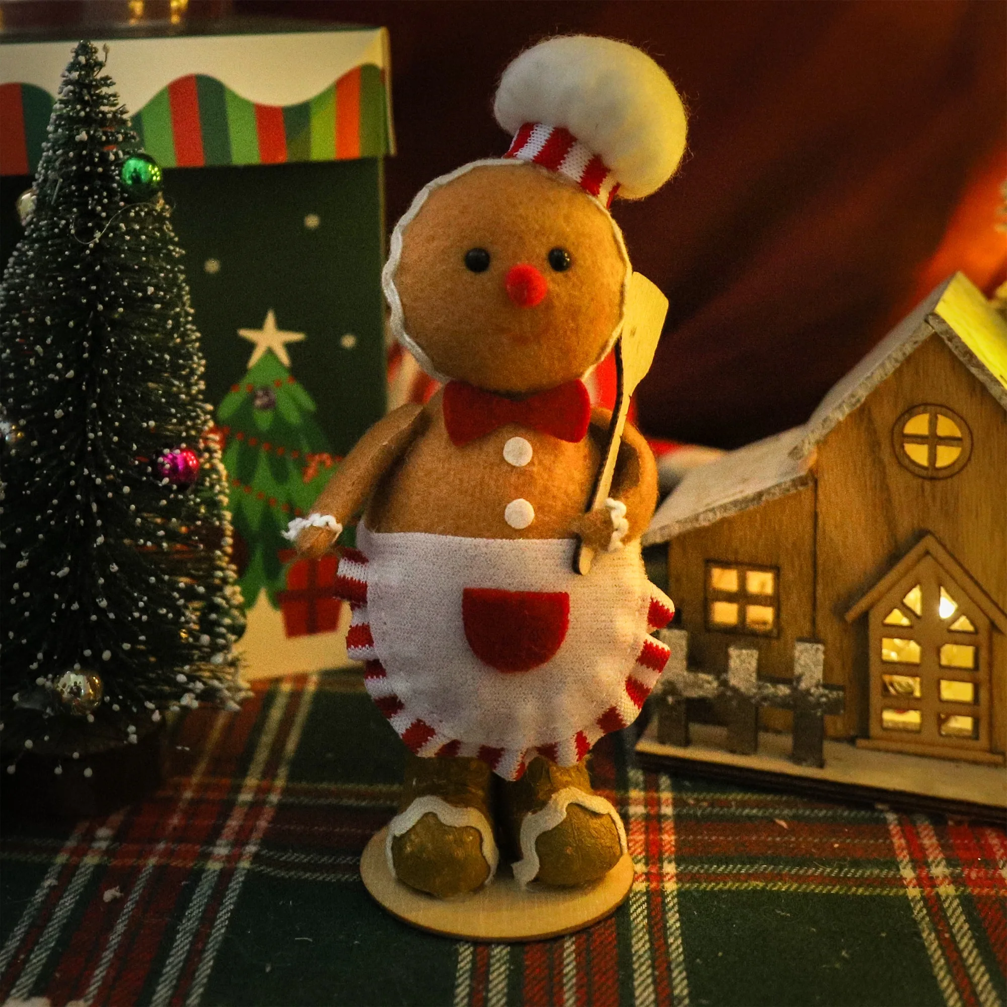 男性用の豪華なジンジャーブレッドドール,新年のクリスマスデコ - Home Fragrance Gingerbread のレビューと価格