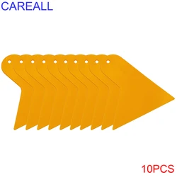 CAREALL 10Pcs Plastic Scraper Car Tools Window Tint Carbon Fiber Vinyl Wrap Squeegee Ice Glue Remove Wiper Wallpaper Applicator