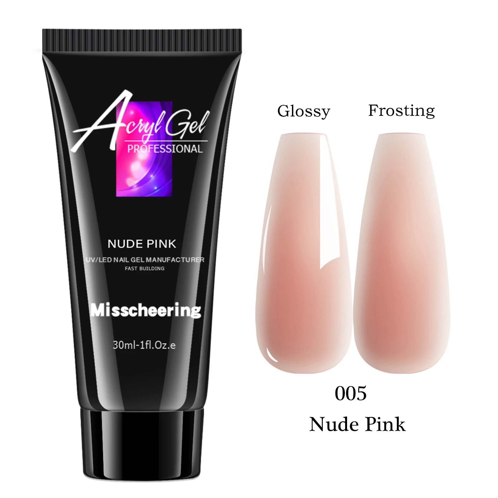30 ml Einfarbig Nagel Verlängerung Gel Nagel Bauen Poly Acryl Gel Uv Led Schnelle Verlängerung Von Kristall Modell Schmerzlos kristall Kleber
