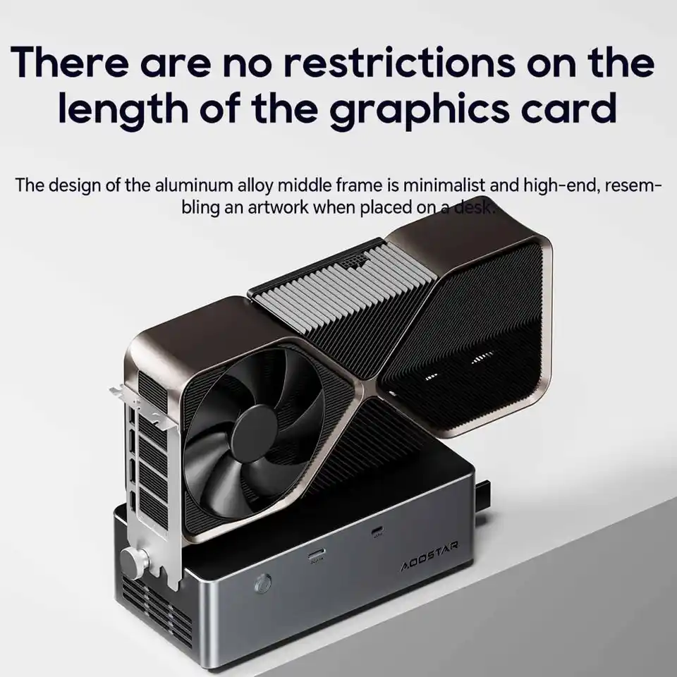 【アラデア 】AOOSTAR GPU dock & RTX3080 AOOSTAR AG02 eGPU Dock with USB4 & OCulink