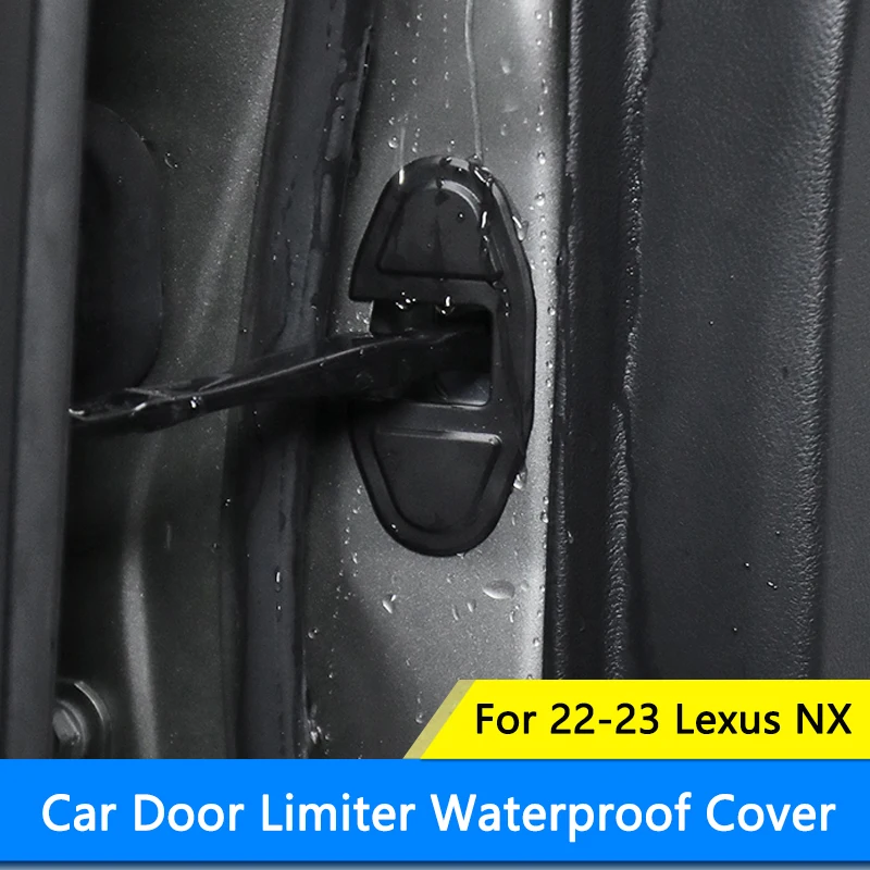 TAJIAN Car Door Limiter Waterproof Cover Protective Cover Modification ABS Rust Proof Corrosion Prevention For 22-23 Lexus NX